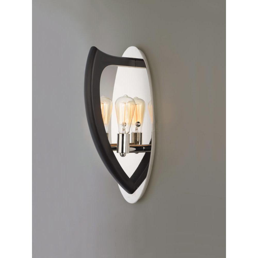 Studio M CRESCENDO SM23800WEPN Sconce Traditional - Wenge Polished Nickel