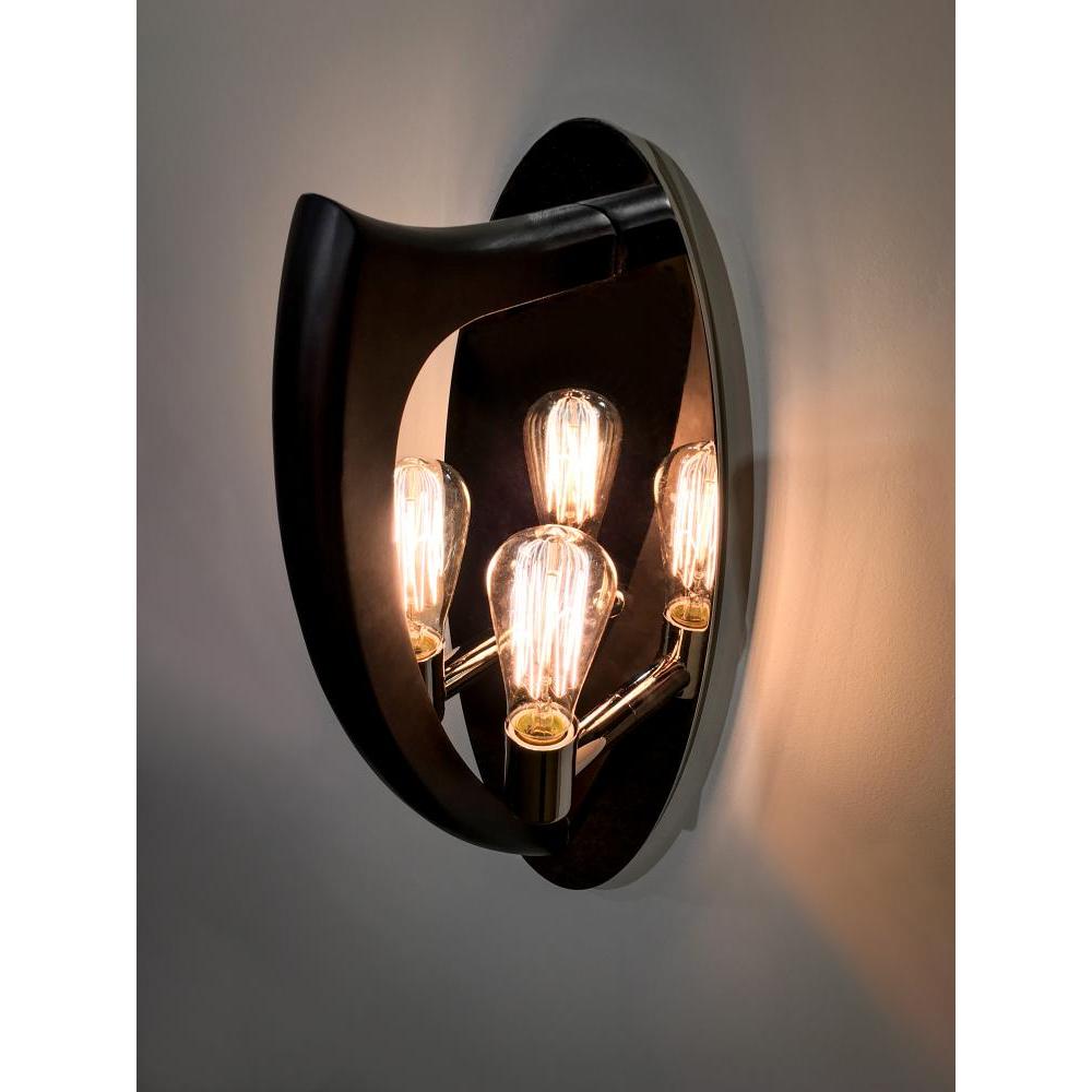 Studio M CRESCENDO SM23800WEPN Sconce Traditional - Wenge Polished Nickel