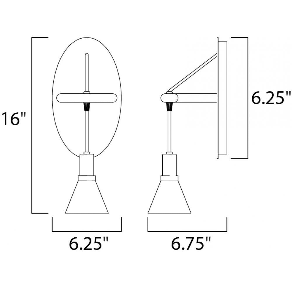 Studio M SCAN SM23820CLWN Sconce Traditional - Walnut