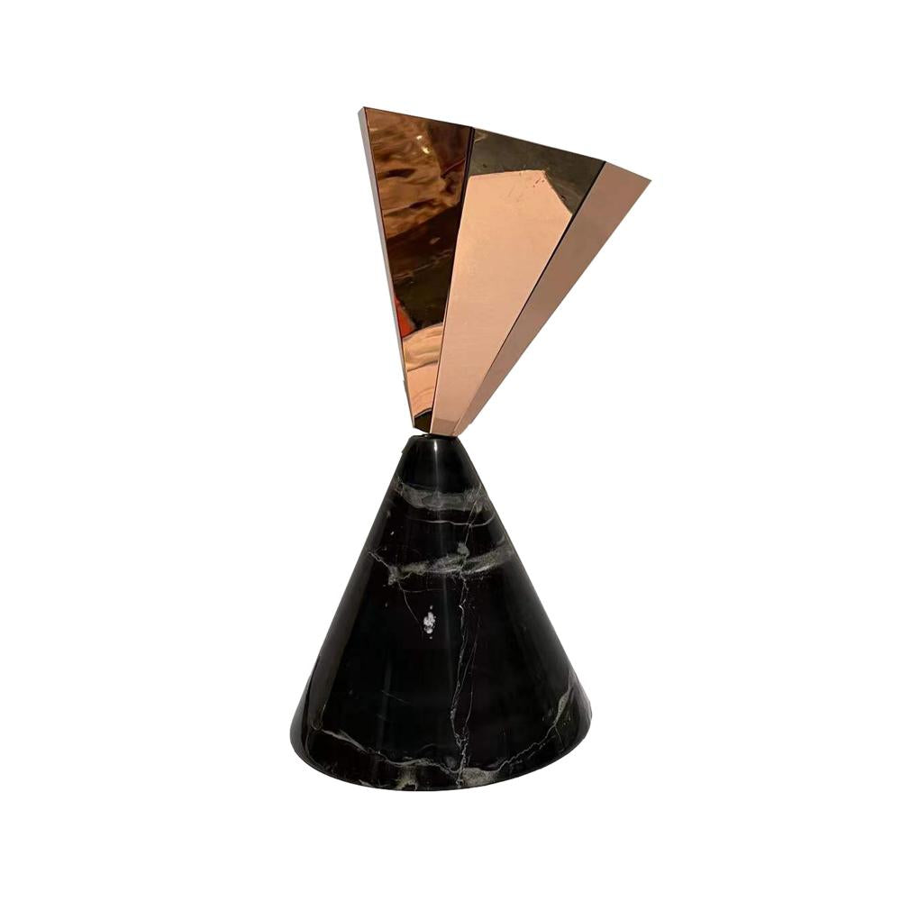 Studio M HOURGLASS SM2441RGBK Lamp Traditional - Rose Gold And Black