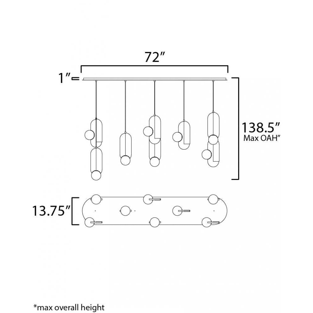 Studio M STITCHED SM24608BBZ Pendant Traditional - Brushed Bronze