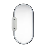 Studio M STONEWALL SM24800WABK Oval Lighted Mirror Traditional - Black