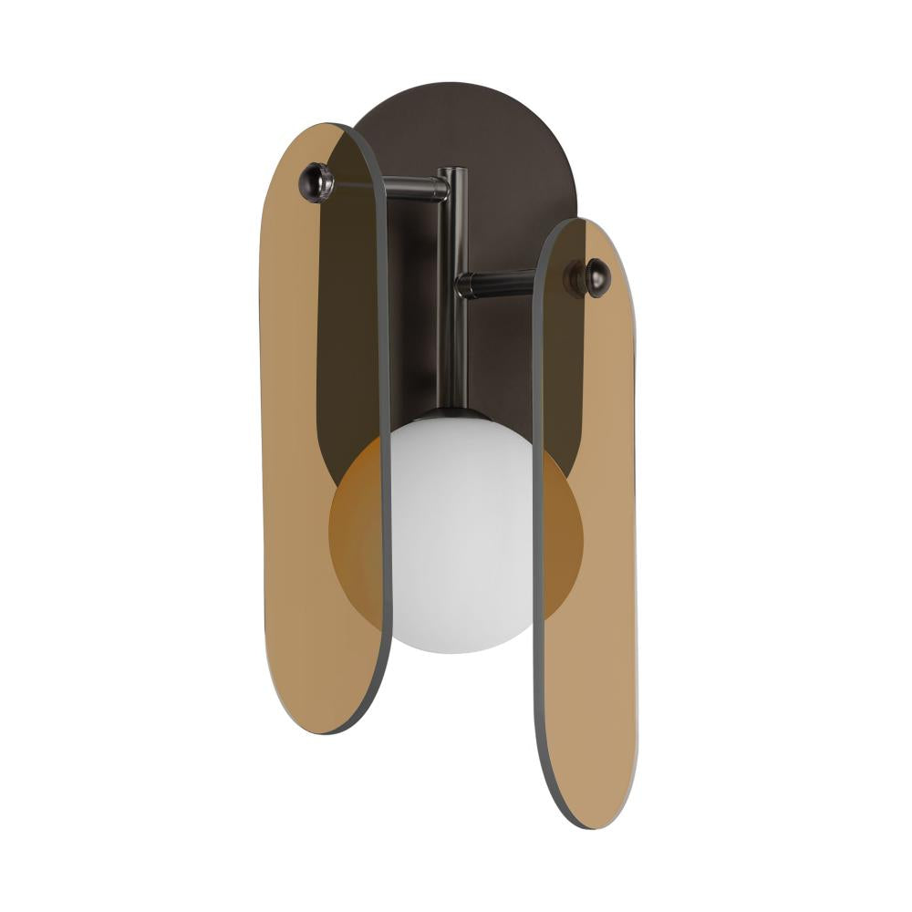 Studio M MEGALITH - GLASS SM24810AMBBZ Sconce - Brushed Bronze