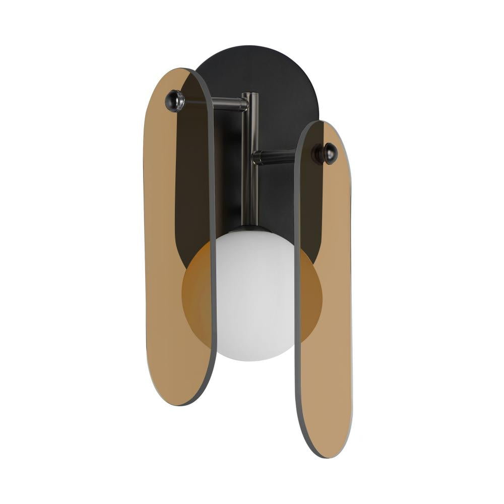 Studio M MEGALITH - GLASS SM24810AMGM Sconce - Gunmetal