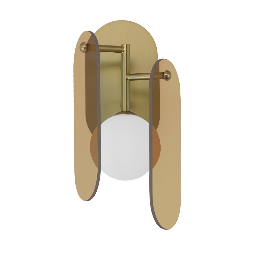 Studio M MEGALITH - GLASS SM24810AMNAB Sconce - Natural Aged Brass