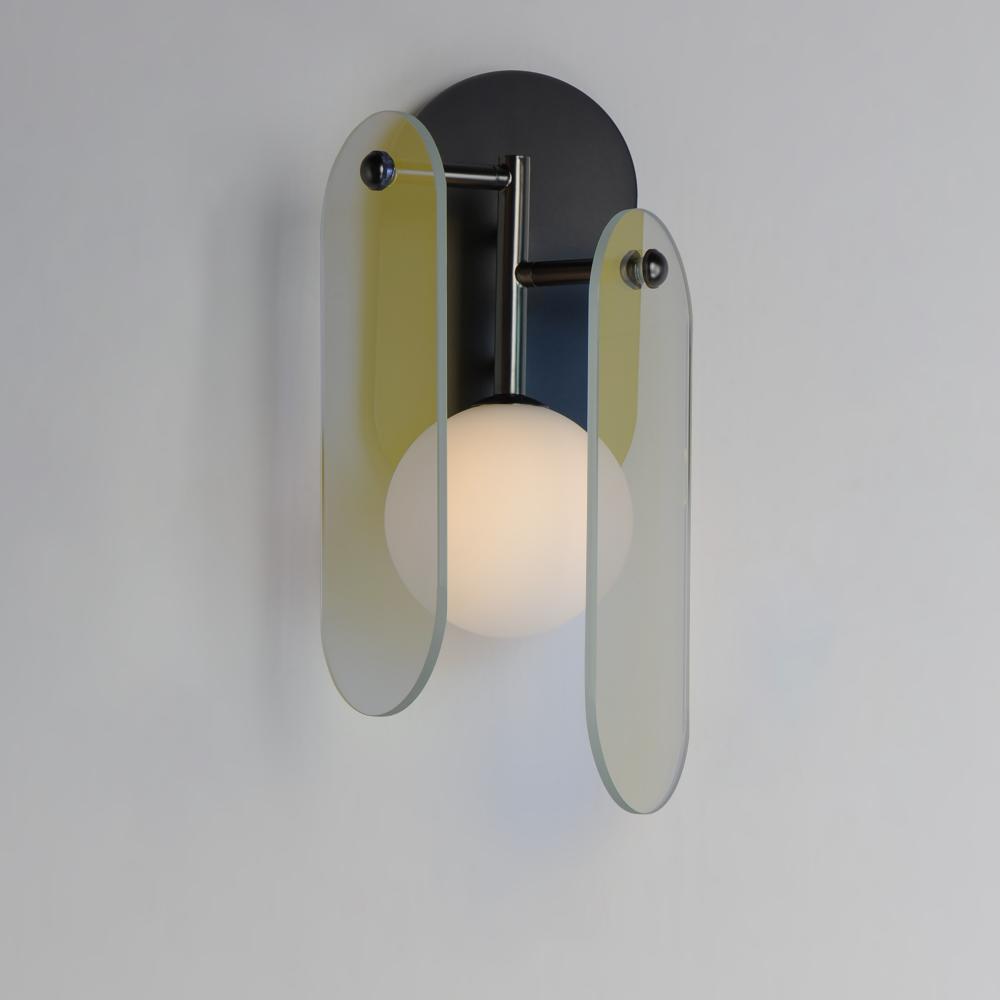 Studio M MEGALITH - GLASS SM24810DCGM Sconce Traditional - Gunmetal