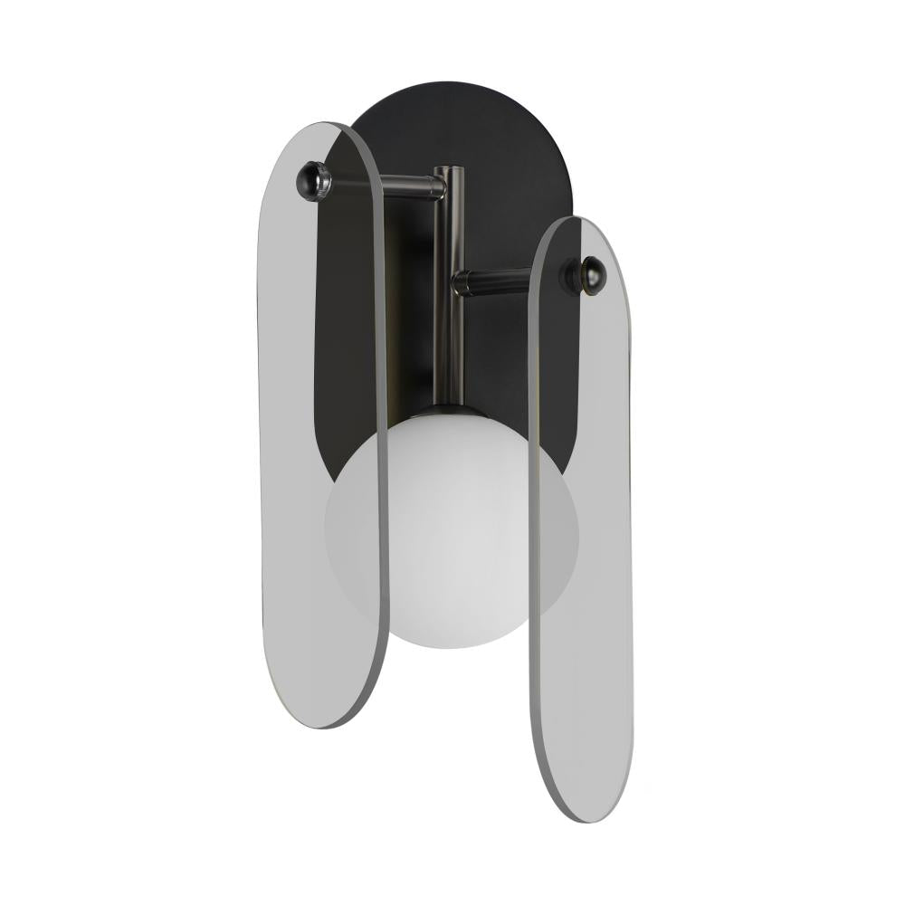 Studio M MEGALITH - GLASS SM24810MSKGM Sconce - Gunmetal