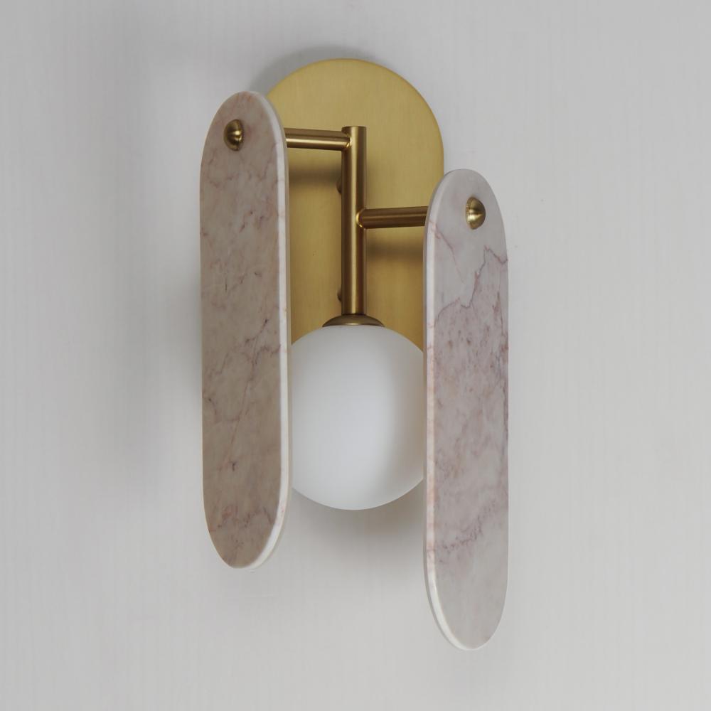 Studio M MEGALITH - STONE SM24810RJNAB Sconce - Natural Aged Brass