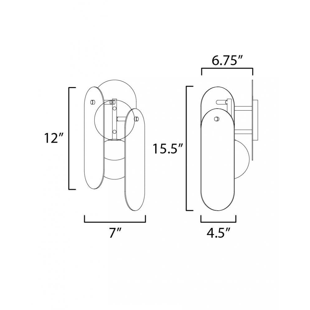 Studio M MEGALITH - STONE SM24810WABBZ Sconce Traditional - Brushed Bronze