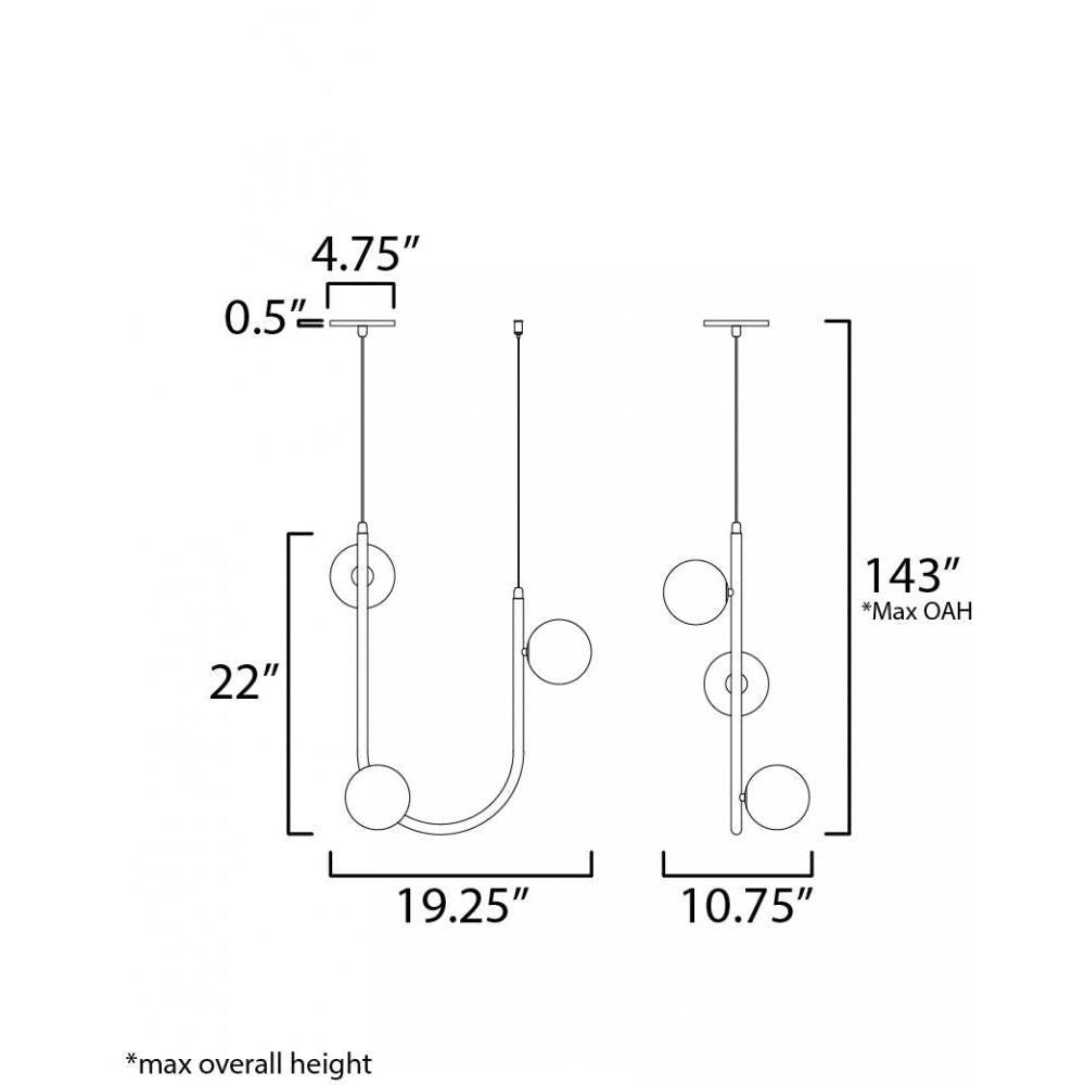 Studio M CONTOUR SM24903HR Pendant Traditional - Heritage