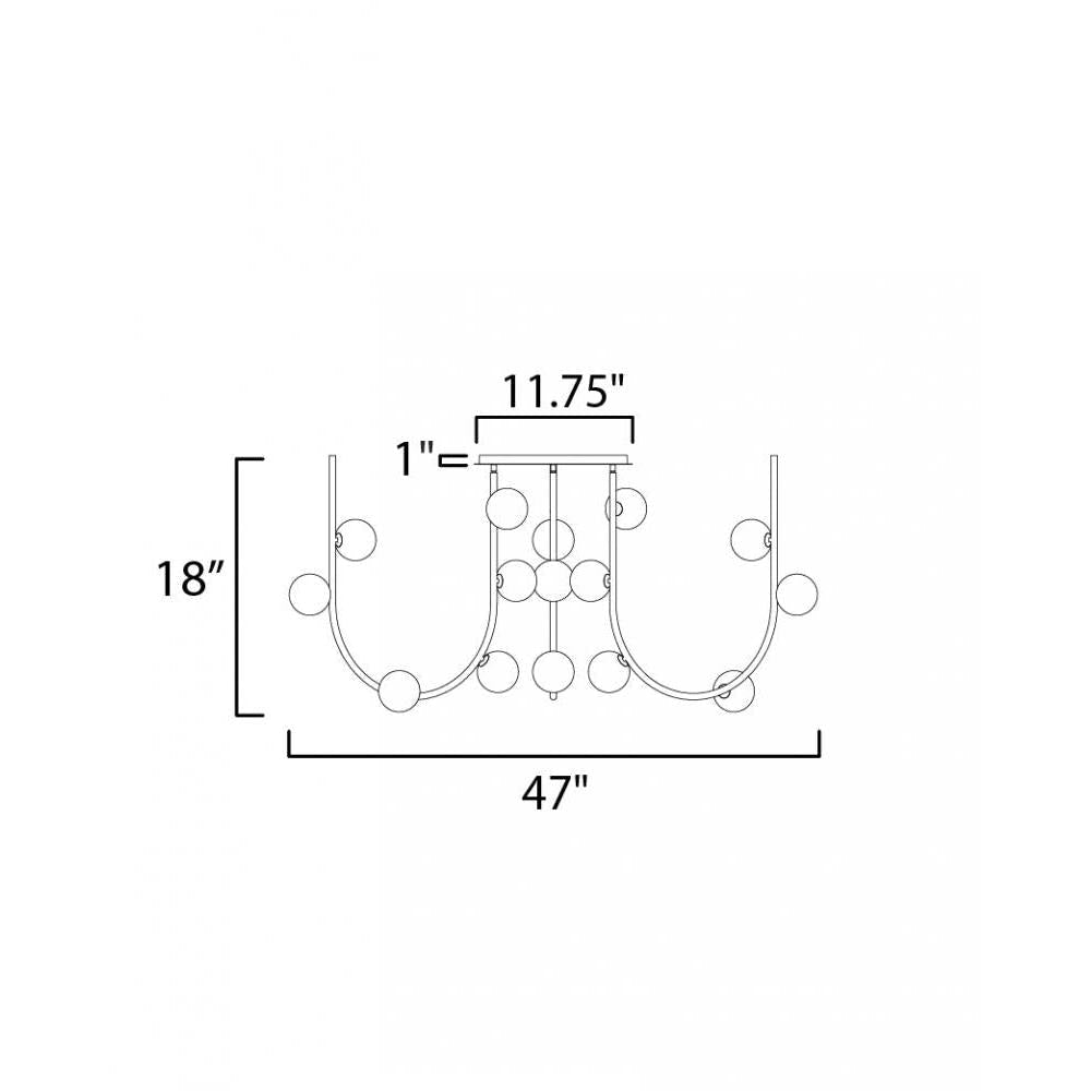 Studio M CONTOUR MTO SM24953SB Chandelier Traditional - Stratton Blue