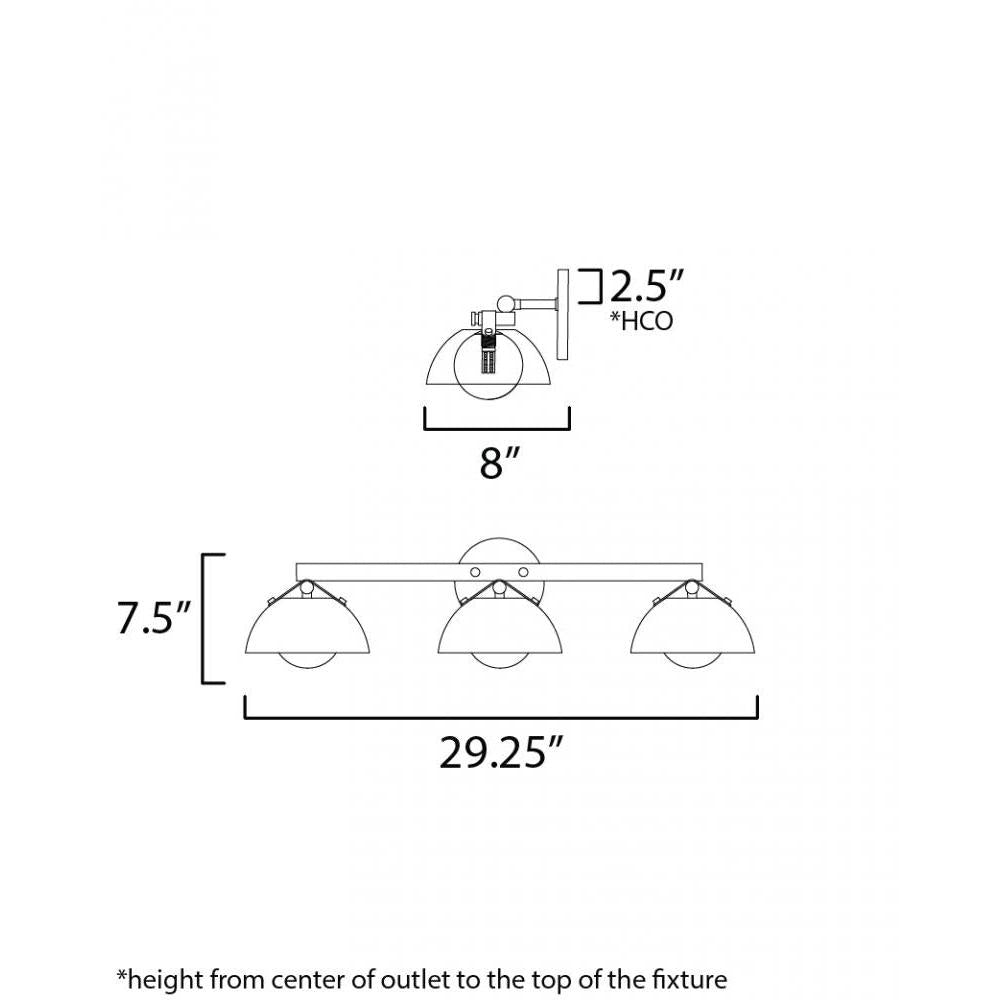 Studio M DOMAIN SM31003FTBK Bathroom Fixture - Black