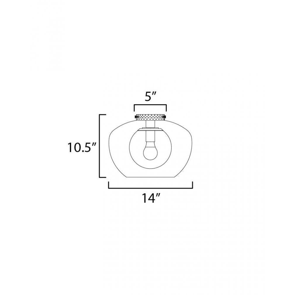 Studio M INCOGNITO SM31084FTHR Flush Mount Traditional - Heritage