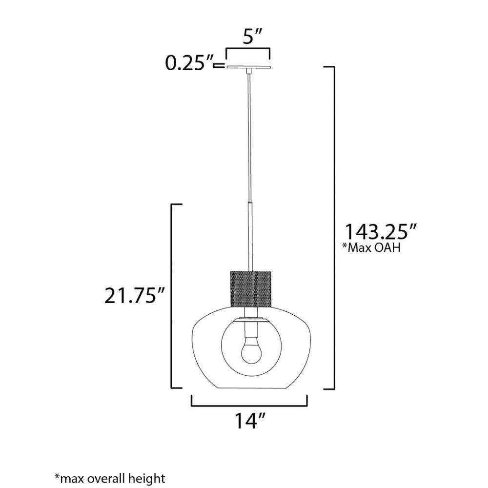 Studio M INCOGNITO SM31086CLPC Pendant Traditional - Polished Chrome