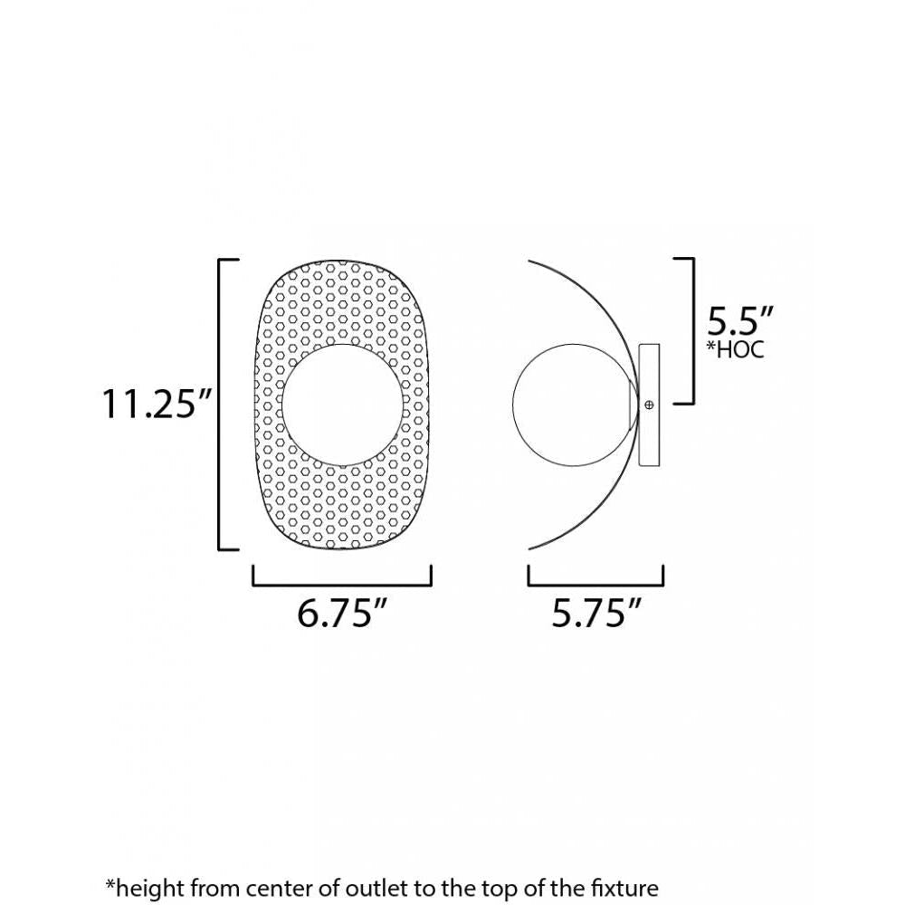 Studio M CHIPS SM32360SWNAB Sconce Traditional - Natural Aged Brass